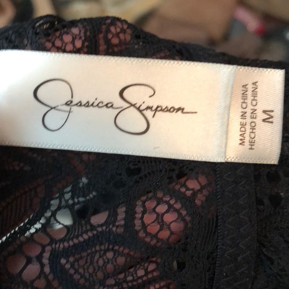 NWT Jessica Simpson black lace bra size medium - Picture 4 of 4